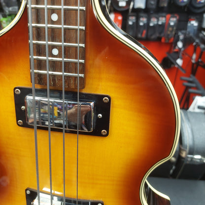 2008 Epiphone 4-String Viola Bass Guitar - Vintage Sunburst w/ Epiphone Hard Case SN# UC08042513