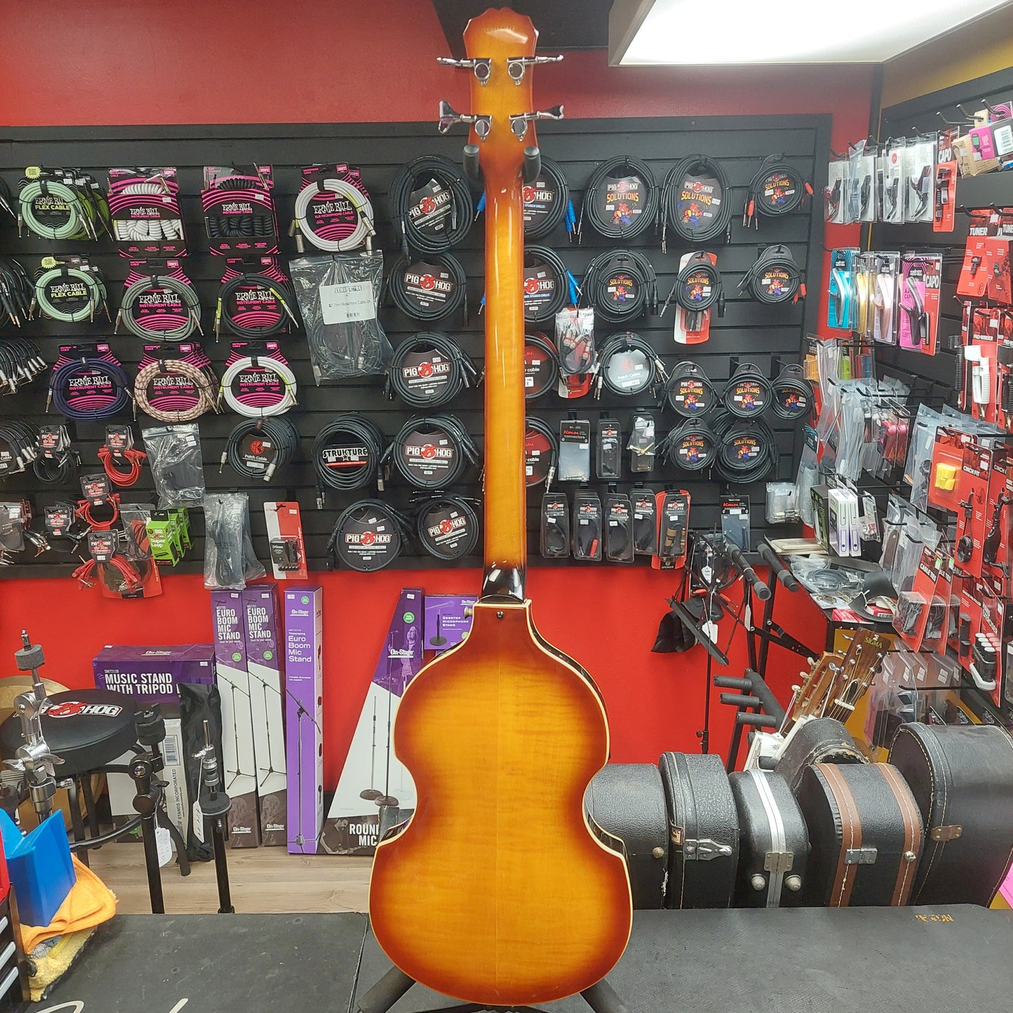 2008 Epiphone 4-String Viola Bass Guitar - Vintage Sunburst w/ Epiphone Hard Case SN# UC08042513