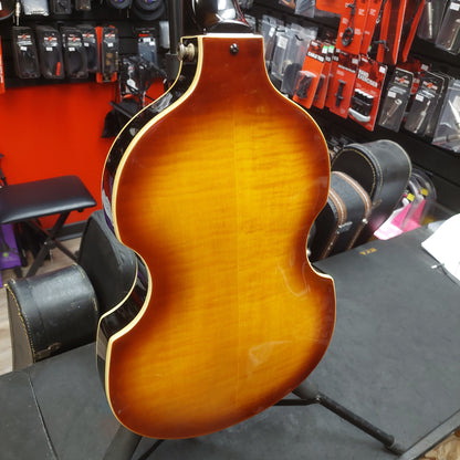 2008 Epiphone 4-String Viola Bass Guitar - Vintage Sunburst w/ Epiphone Hard Case SN# UC08042513