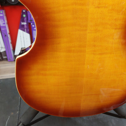 2008 Epiphone 4-String Viola Bass Guitar - Vintage Sunburst w/ Epiphone Hard Case SN# UC08042513