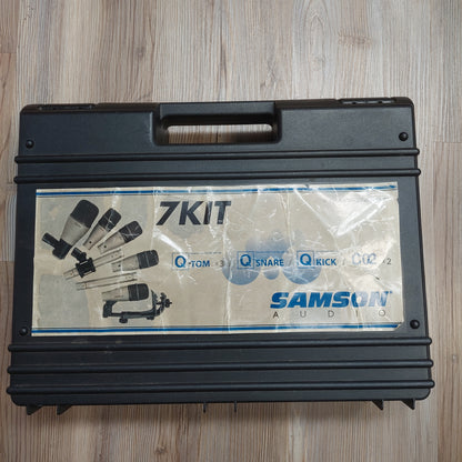 Samson Audio 7KIT Drum Microphone Kit w/ Case (USED)