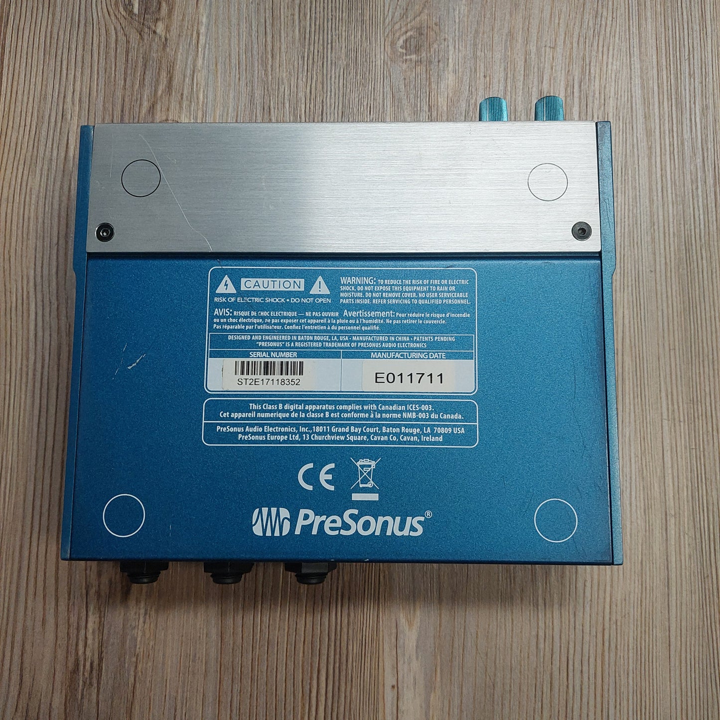 PreSonus STUDIO 2/6 24-bit / 192 kHz 2x4 USB 2.0 Recording System w/ Original Box (USED) SN# ST2E17118352
