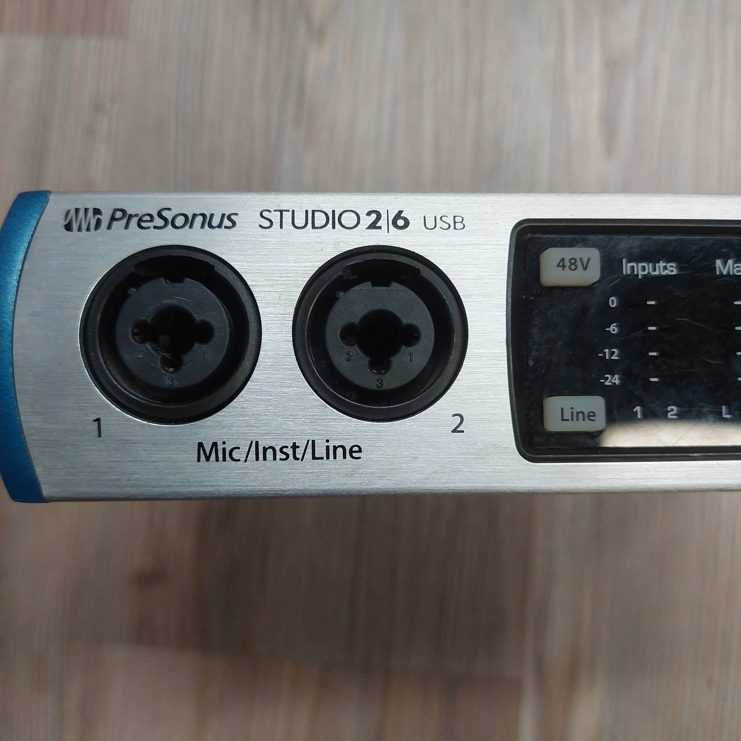 PreSonus STUDIO 2/6 24-bit / 192 kHz 2x4 USB 2.0 Recording System w/ Original Box (USED) SN# ST2E17118352