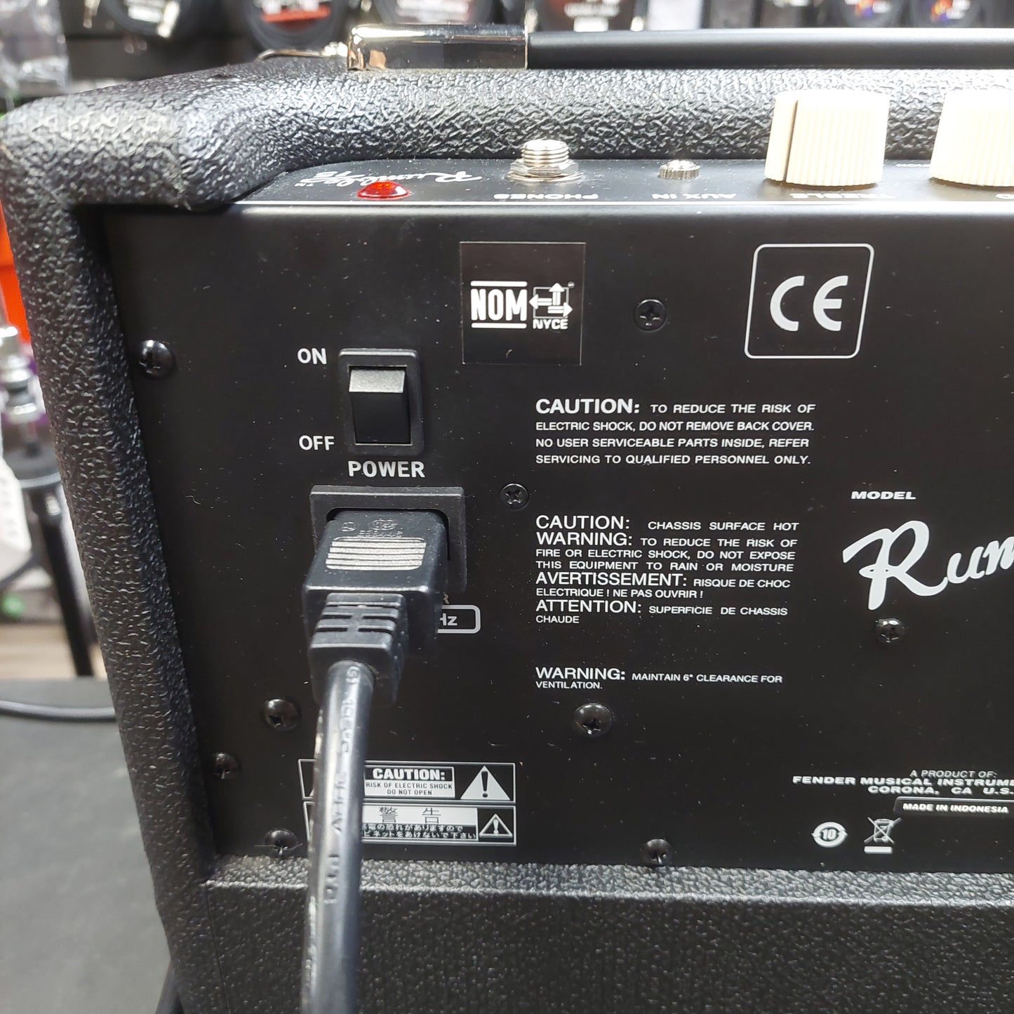 2019 Fender Rumble 15 Bass Amplifier 15 Watts, 1x8" Speaker SN# ICTC19508561
