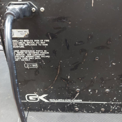 1980's Gallien-Krueger 200MB Series 1 Bass Combo Amplifier 100 Watts, 1x10" Speaker SN# 91237 "Sold As Is" Has Low Hum "Made In USA"