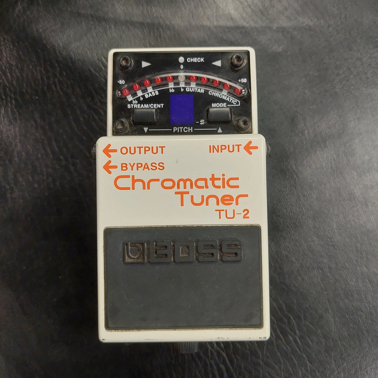 BOSS TU-2 CHROMATIC TUNER EFFECTS PEDAL (USED) SN# HS 84806 "Made In Taiwan"