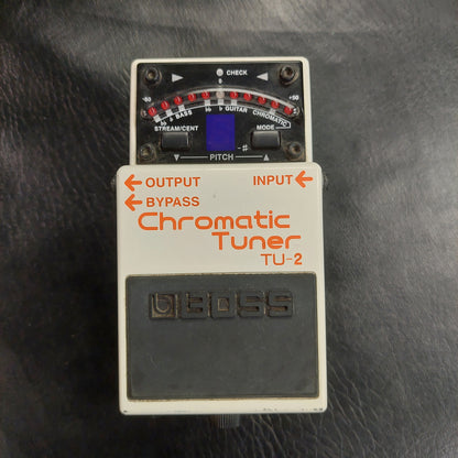 BOSS TU-2 CHROMATIC TUNER EFFECTS PEDAL (USED) SN# HS 84806 "Made In Taiwan"