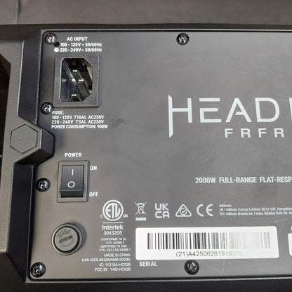 HeadRush FRFR-108 2000W Full-Range Flat Response 1x8" Powered Cabinet w/ Power Cable (USED) SN#(21)A4250626193081