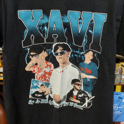 XAVI "Soy La Mala Influencia Y Eso Te Gusto..." T-Shirt - Black - Large (USED)