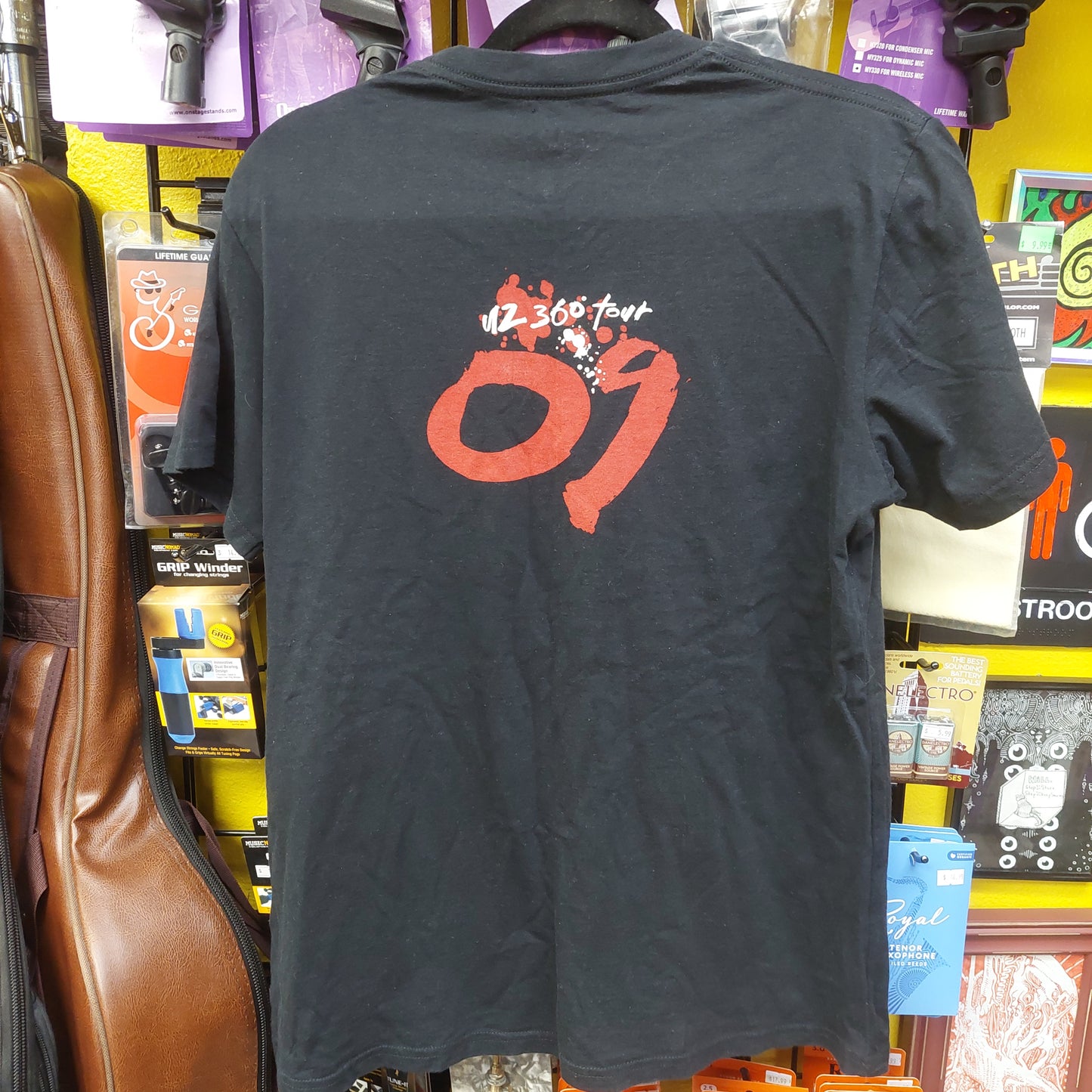 U2 360 Tour "Infinity Is A Great Place To Start" T-Shirt - Black - Large (USED)
