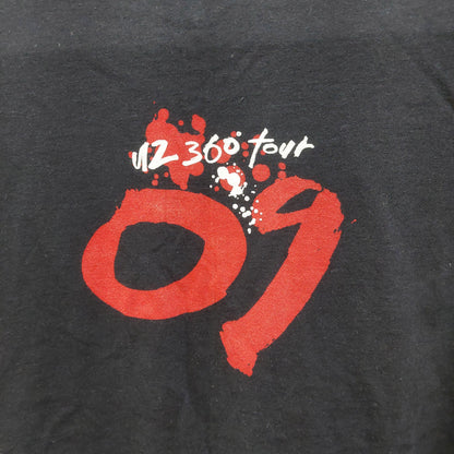 U2 360 Tour "Infinity Is A Great Place To Start" T-Shirt - Black - Large (USED)