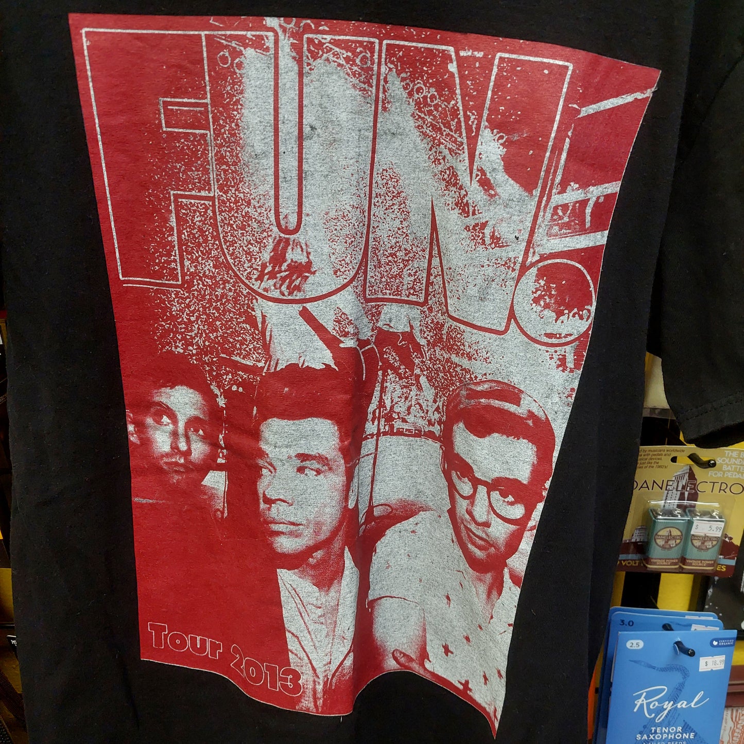 FUN Tour 2013 Concert T-Shirt - Black - Medium (USED)
