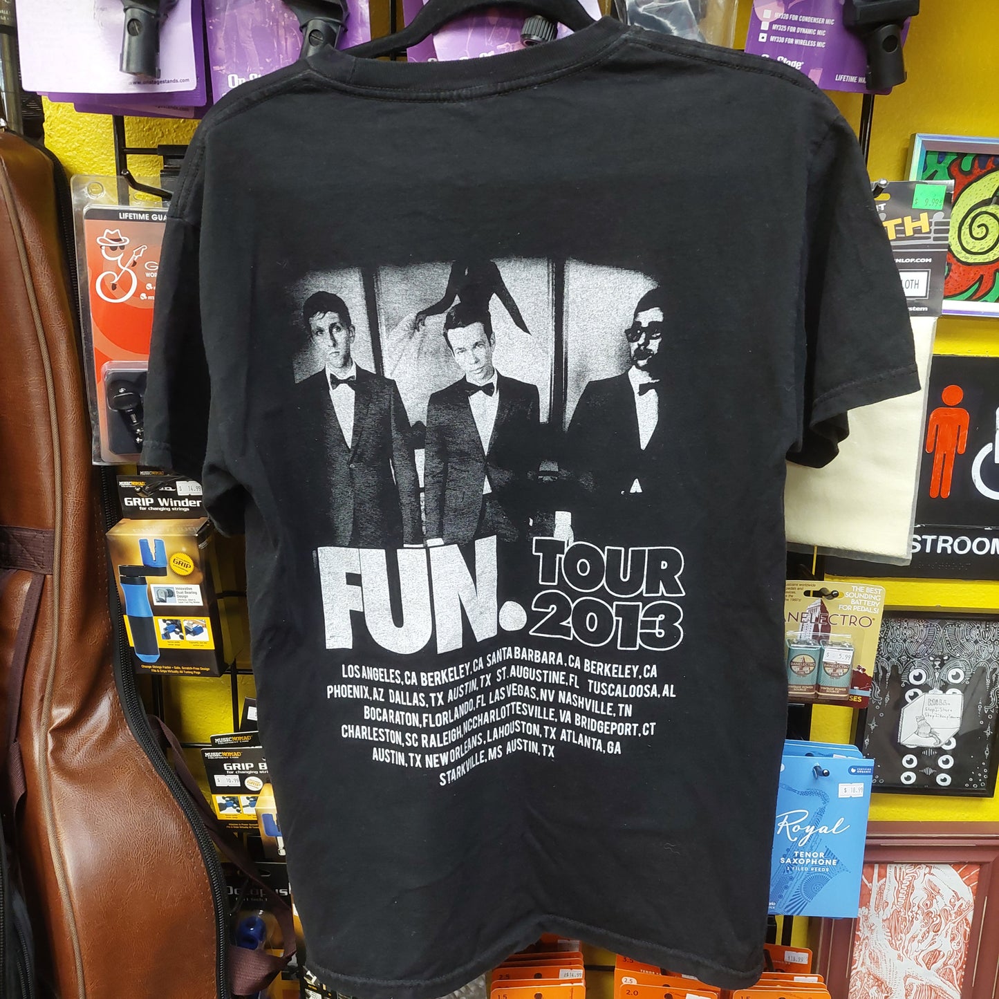 FUN Tour 2013 Concert T-Shirt - Black - Medium (USED)