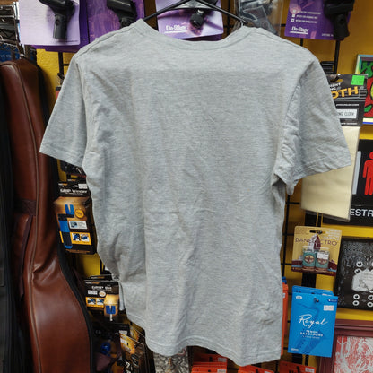 Tom Petty "I Wont Back Down I'll Keep This World From Draggin' Me Down Gonna Stand My Ground" T-Shirt - Female - Gray - Large (USED)