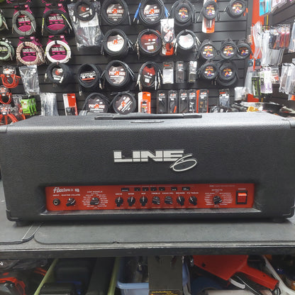 2000's Line 6 Flextone II HD 100 Watt Stereo Digital Modeling Guitar Amp Head (USED) SN# (21)FH21A5203000530 "Made In USA"
