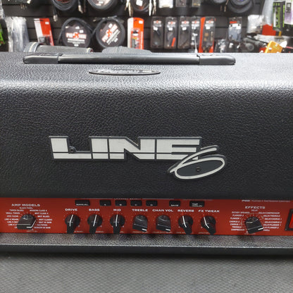 2000's Line 6 Flextone II HD 100 Watt Stereo Digital Modeling Guitar Amp Head (USED) SN# (21)FH21A5203000530 "Made In USA"