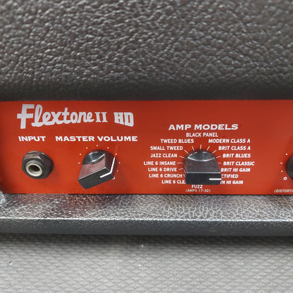 2000's Line 6 Flextone II HD 100 Watt Stereo Digital Modeling Guitar Amp Head (USED) SN# (21)FH21A5203000530 "Made In USA"