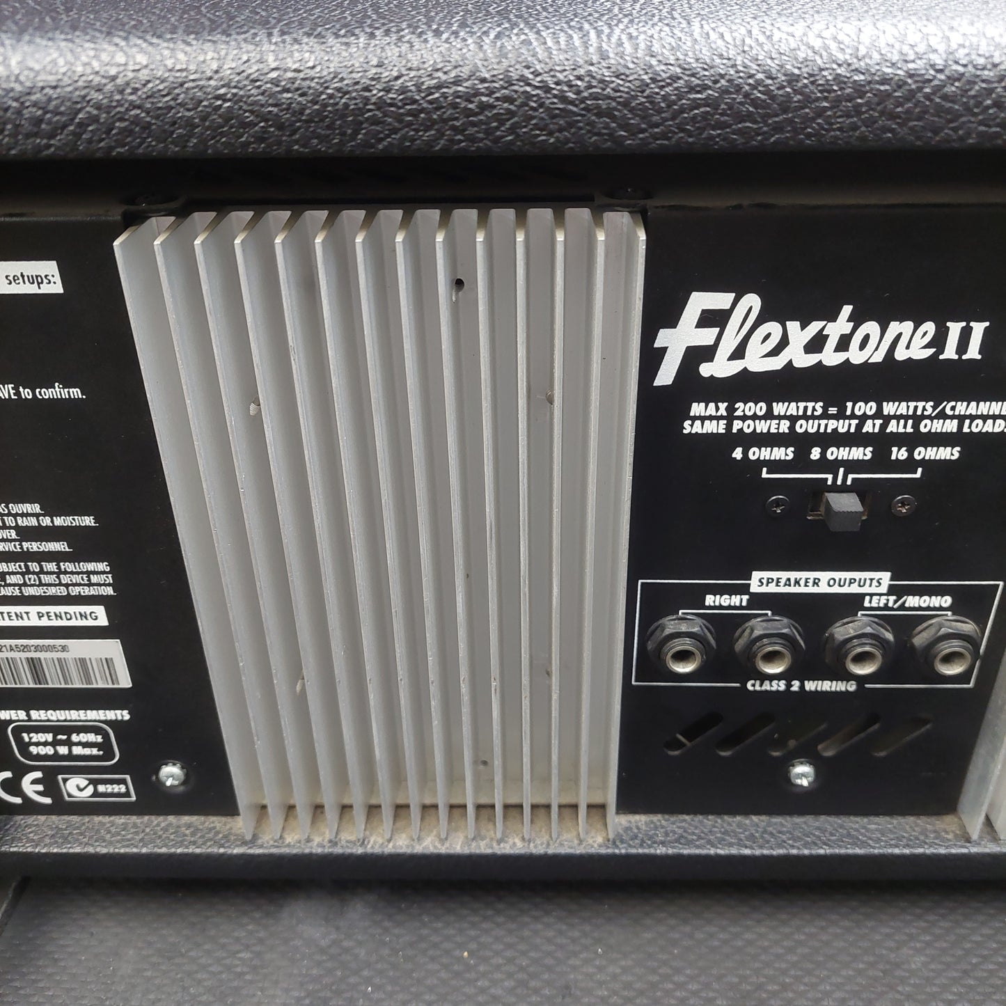2000's Line 6 Flextone II HD 100 Watt Stereo Digital Modeling Guitar Amp Head (USED) SN# (21)FH21A5203000530 "Made In USA"