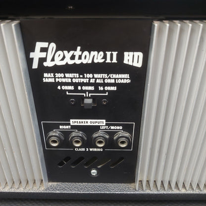 2000's Line 6 Flextone II HD 100 Watt Stereo Digital Modeling Guitar Amp Head (USED) SN# (21)FH21A5203000530 "Made In USA"