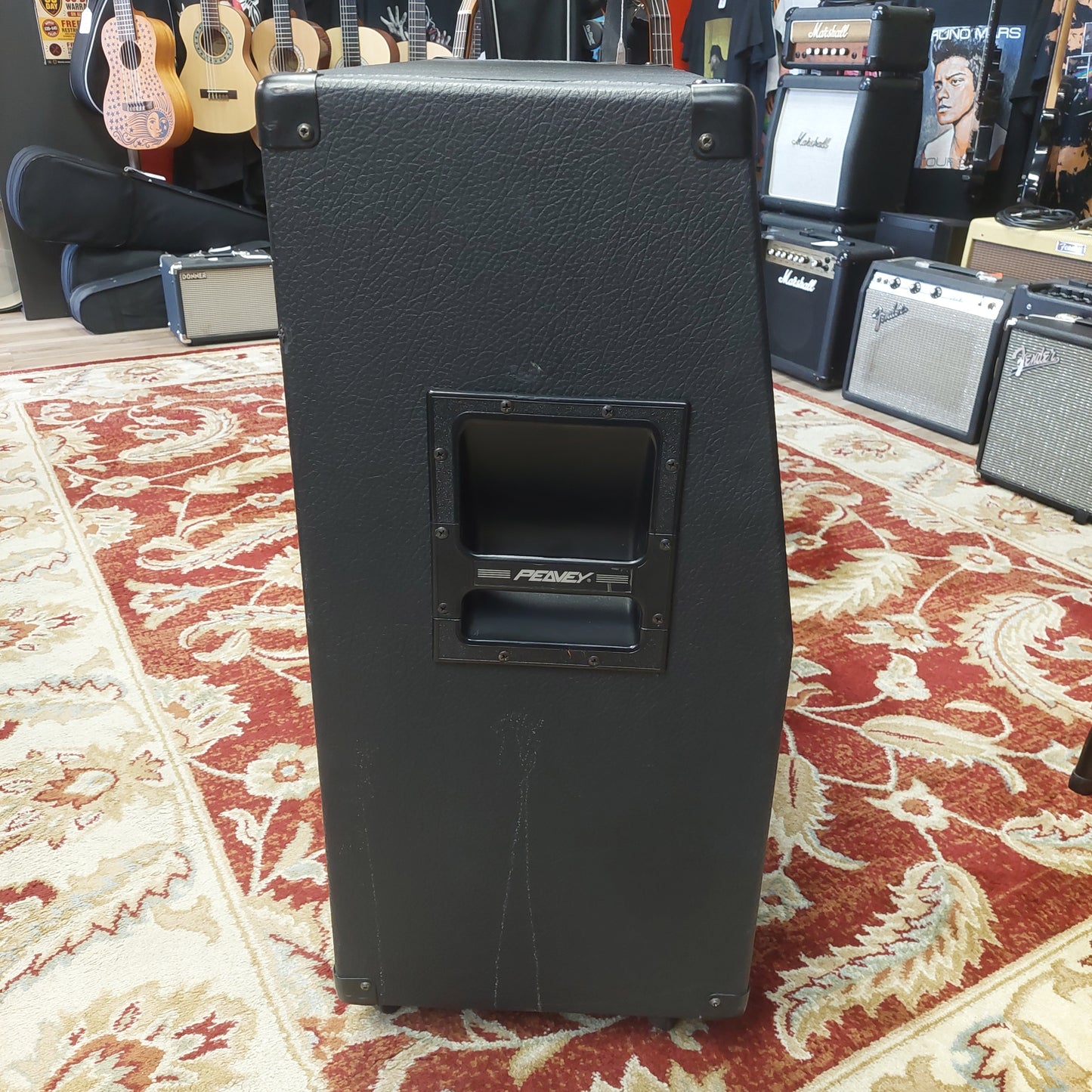 2000's Peavey 412MS 4x12" Slant Guitar Speaker Cabinet 240 Watt (USED) SN# 11714648 "Made In USA"
