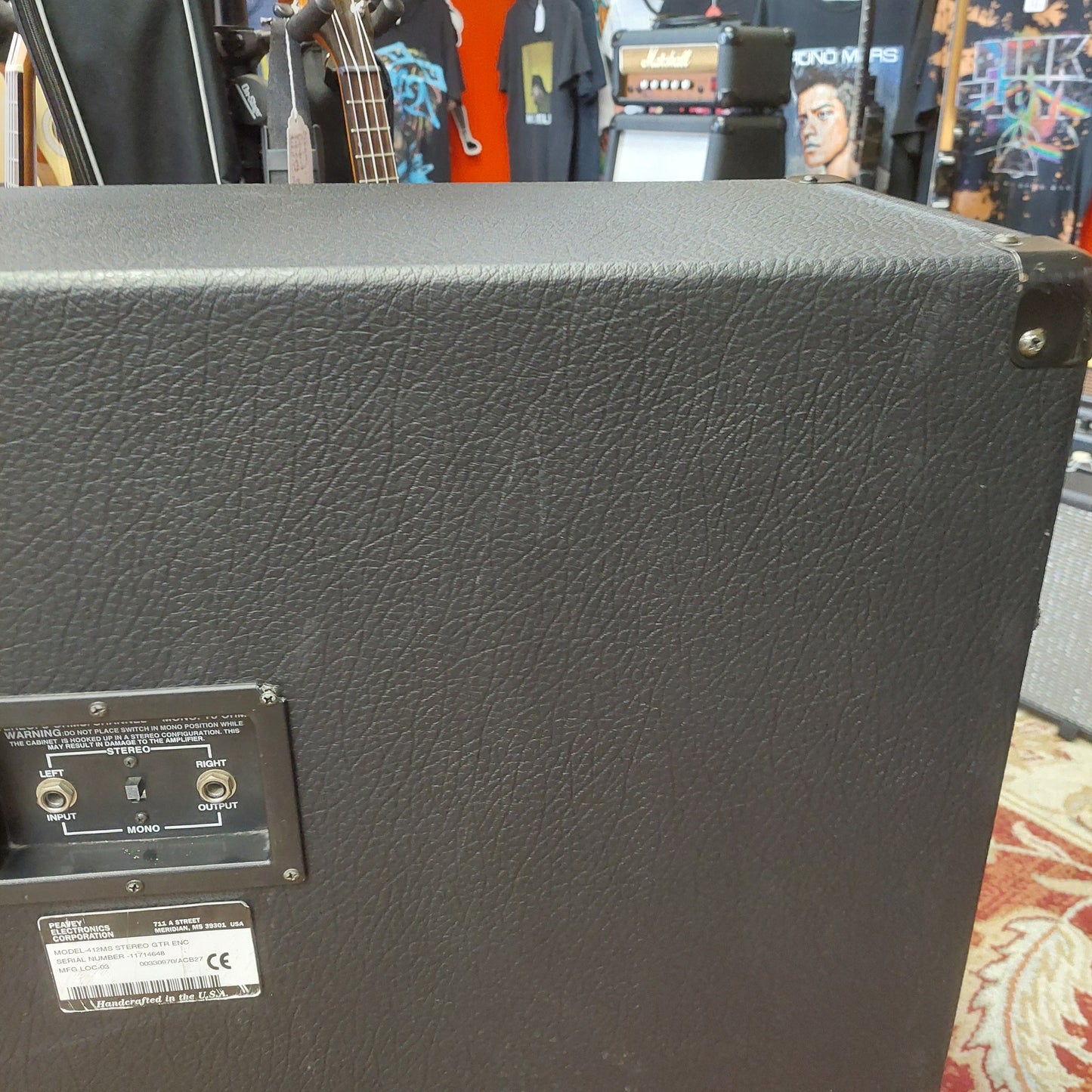 2000's Peavey 412MS 4x12" Slant Guitar Speaker Cabinet 240 Watt (USED) SN# 11714648 "Made In USA"