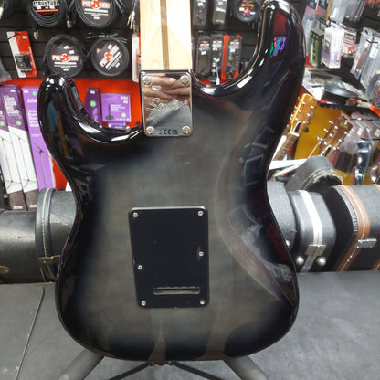 2022 Squire Affinity Series Stratocaster FMT HSS, Maple Fingerboard, Black Pickguard - Black Burst SN# CYKC22006870