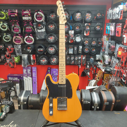 2018 Squier Affinity Series Telecaster Left-Handed, Maple Fingerboard - Butterscotch Blonde SN# ICS18305348