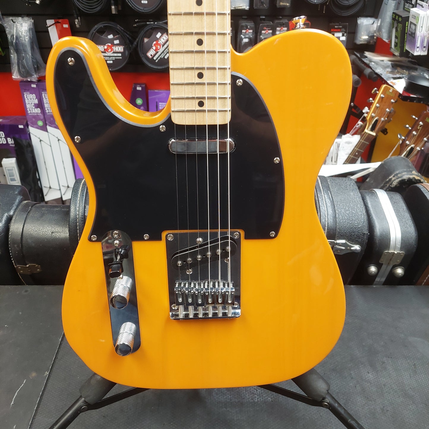 2018 Squier Affinity Series Telecaster Left-Handed, Maple Fingerboard - Butterscotch Blonde SN# ICS18305348