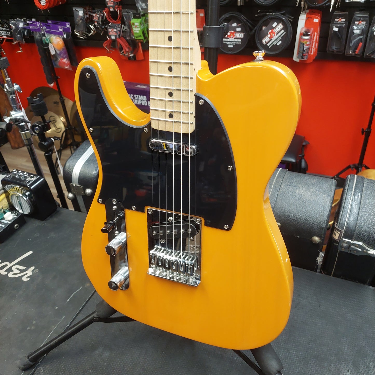 2018 Squier Affinity Series Telecaster Left-Handed, Maple Fingerboard - Butterscotch Blonde SN# ICS18305348