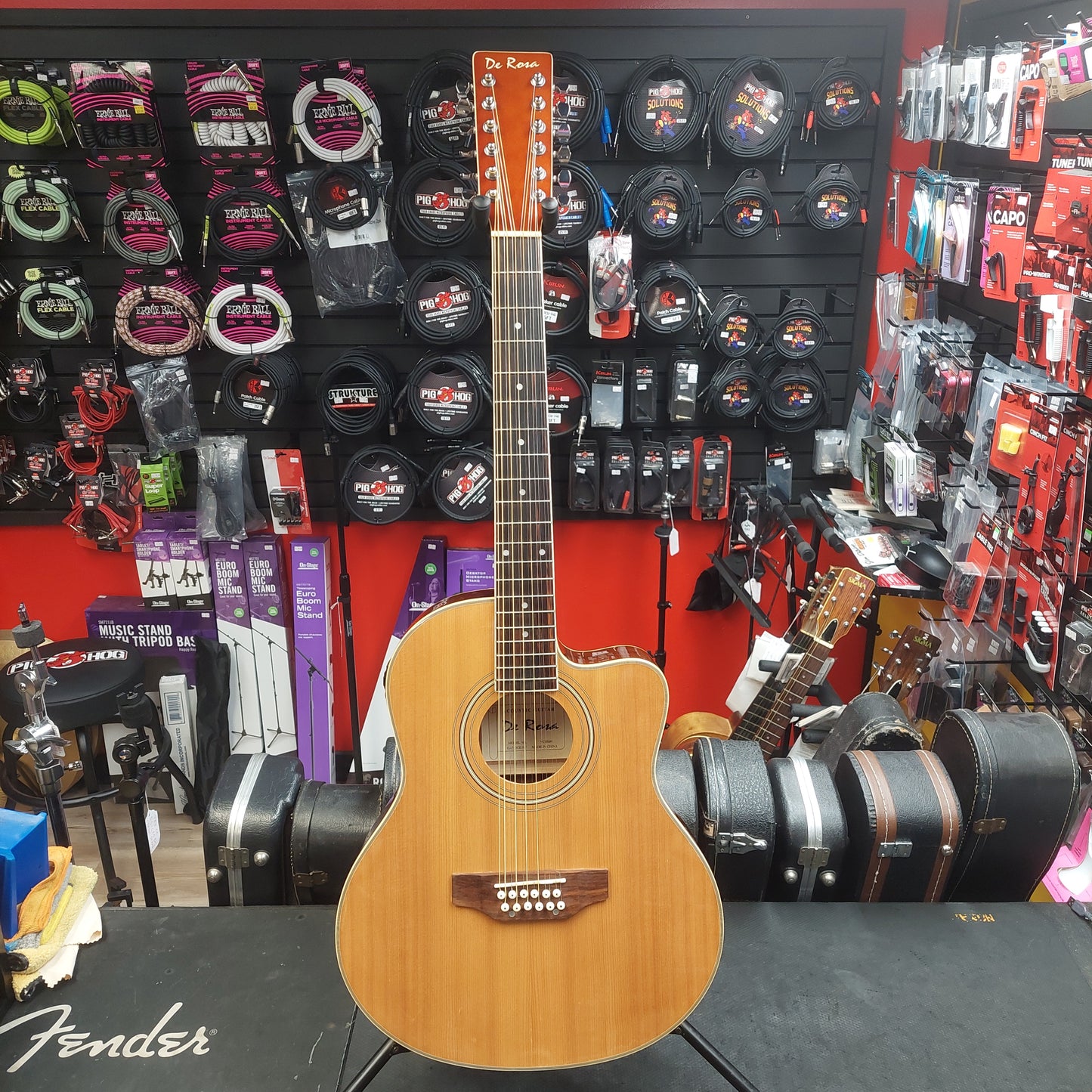 De Rosa GA712CE-NT 12-String Acoustic/Electric Guitar - Natural Gloss (USED) SN# VCH009