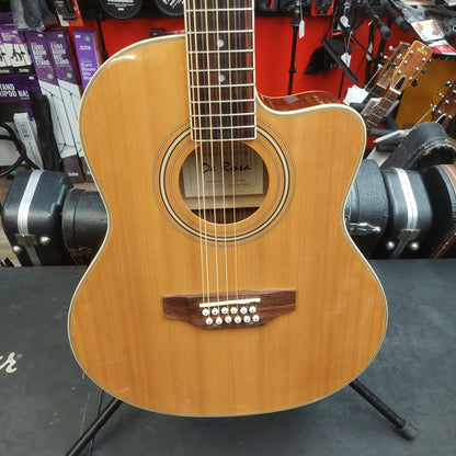 De Rosa GA712CE-NT 12-String Acoustic/Electric Guitar - Natural Gloss (USED) SN# VCH009