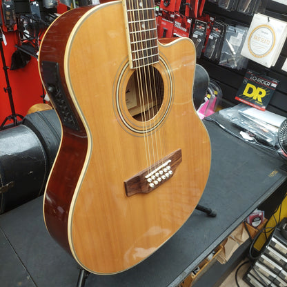 De Rosa GA712CE-NT 12-String Acoustic/Electric Guitar - Natural Gloss (USED) SN# VCH009