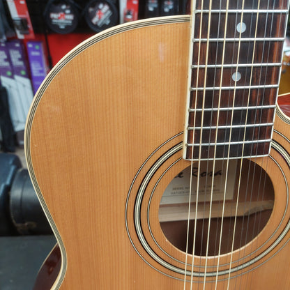 De Rosa GA712CE-NT 12-String Acoustic/Electric Guitar - Natural Gloss (USED) SN# VCH009
