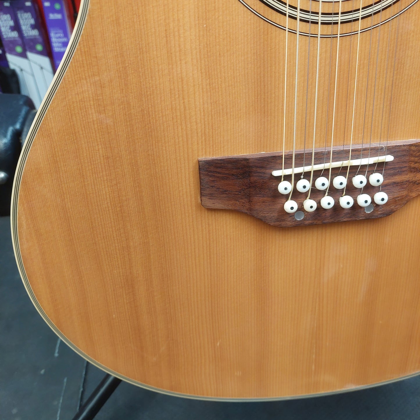 De Rosa GA712CE-NT 12-String Acoustic/Electric Guitar - Natural Gloss (USED) SN# VCH009