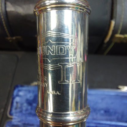 Bundy II The Selmer Company USA Flute w/ Hard Case (USED) SN# 599709