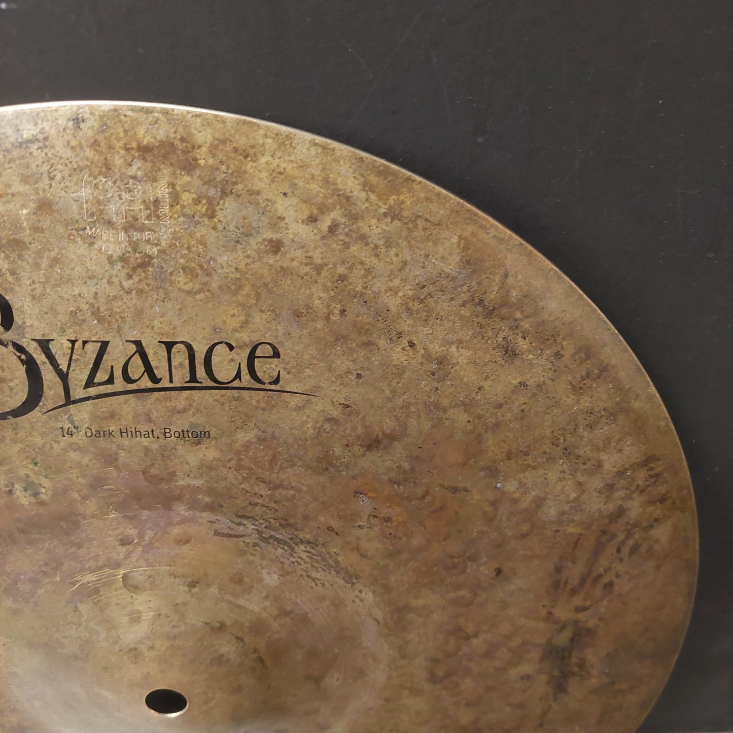 Meinl Byzance 14" Dark Hi-Hat Bottom Cymbal SN# 130214568 "Made In Turkey" (USED)