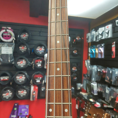 2006 B.C. Rich Warlock Bronze Series 4-String Bass - Black Gloss SN# 62125995