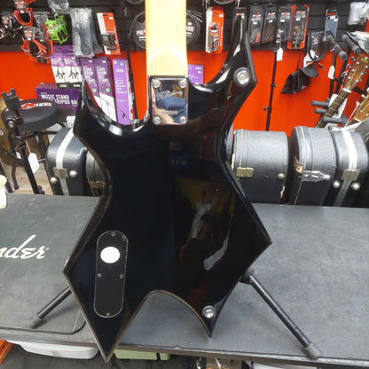 2006 B.C. Rich Warlock Bronze Series 4-String Bass - Black Gloss SN# 62125995