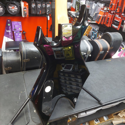 2006 B.C. Rich Warlock Bronze Series 4-String Bass - Black Gloss SN# 62125995