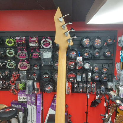 2006 B.C. Rich Warlock Bronze Series 4-String Bass - Black Gloss SN# 62125995
