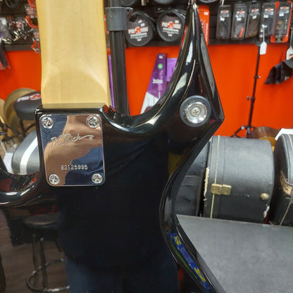 2006 B.C. Rich Warlock Bronze Series 4-String Bass - Black Gloss SN# 62125995