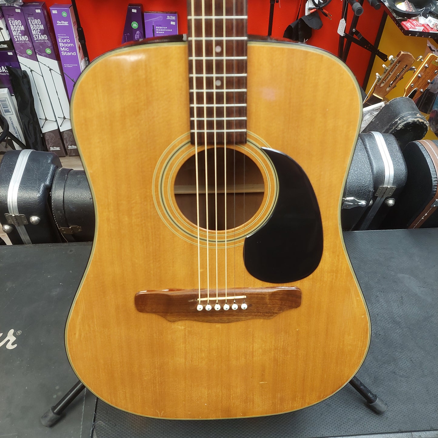 1980's Sigma Acoustic Guitar - Natural (USED) "Made In Japan" (Sold As Is Missing Label & Not Original Bridge)