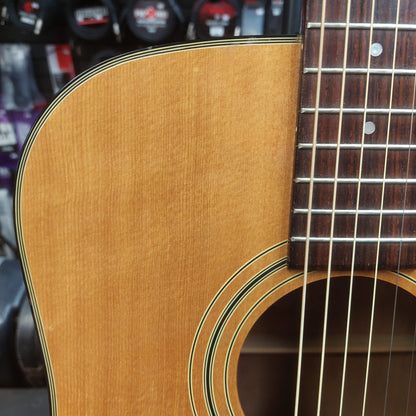 1980's Sigma Acoustic Guitar - Natural (USED) "Made In Japan" (Sold As Is Missing Label & Not Original Bridge)