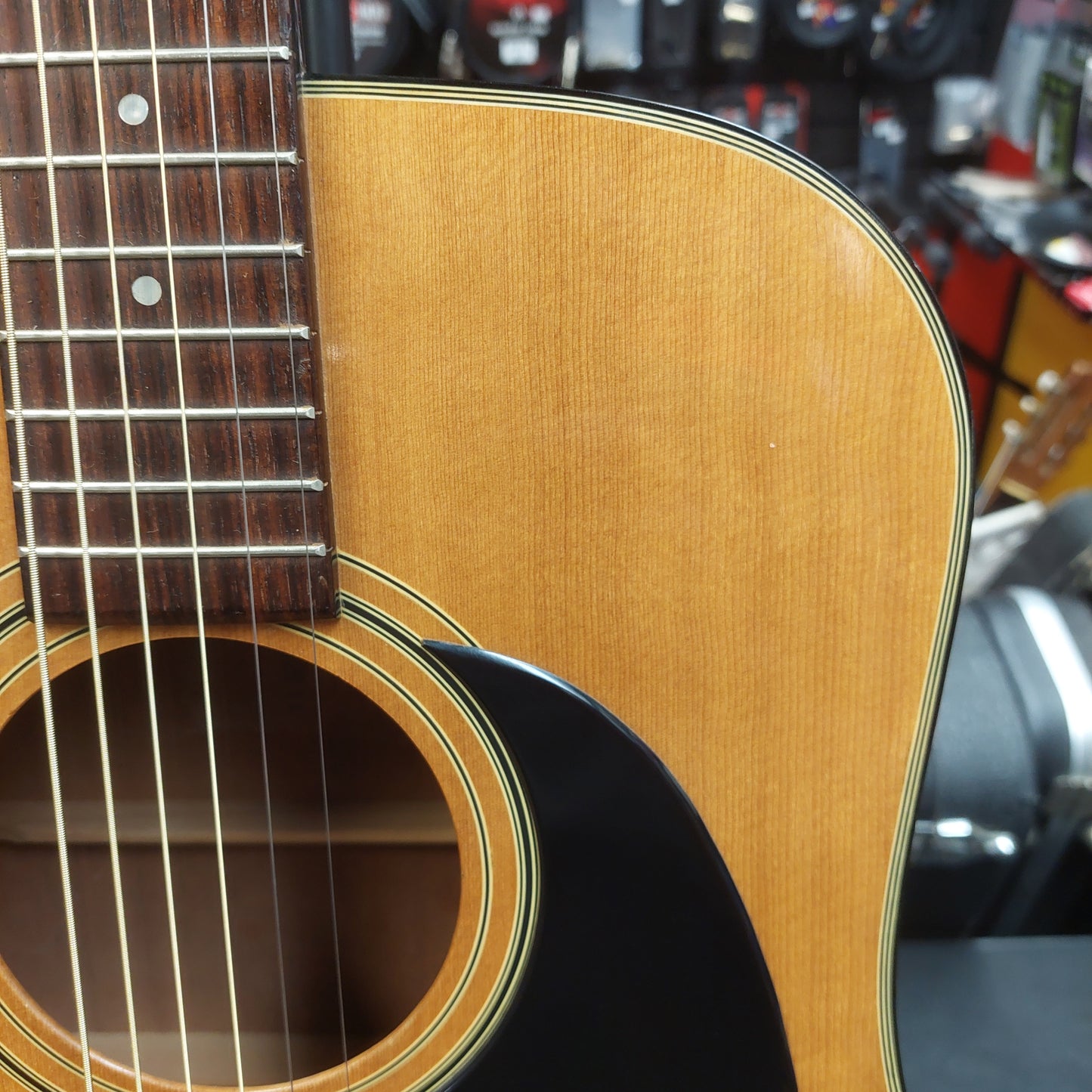 1980's Sigma Acoustic Guitar - Natural (USED) "Made In Japan" (Sold As Is Missing Label & Not Original Bridge)