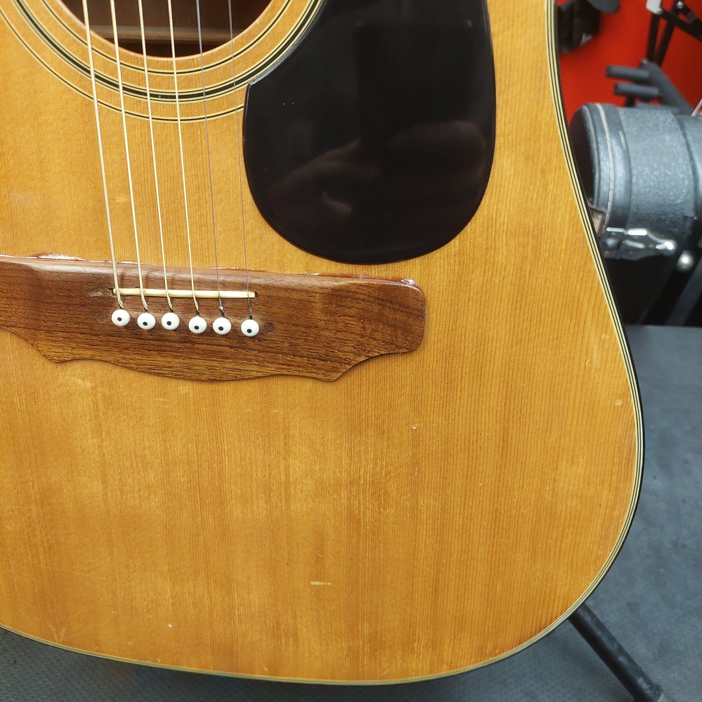 1980's Sigma Acoustic Guitar - Natural (USED) "Made In Japan" (Sold As Is Missing Label & Not Original Bridge)