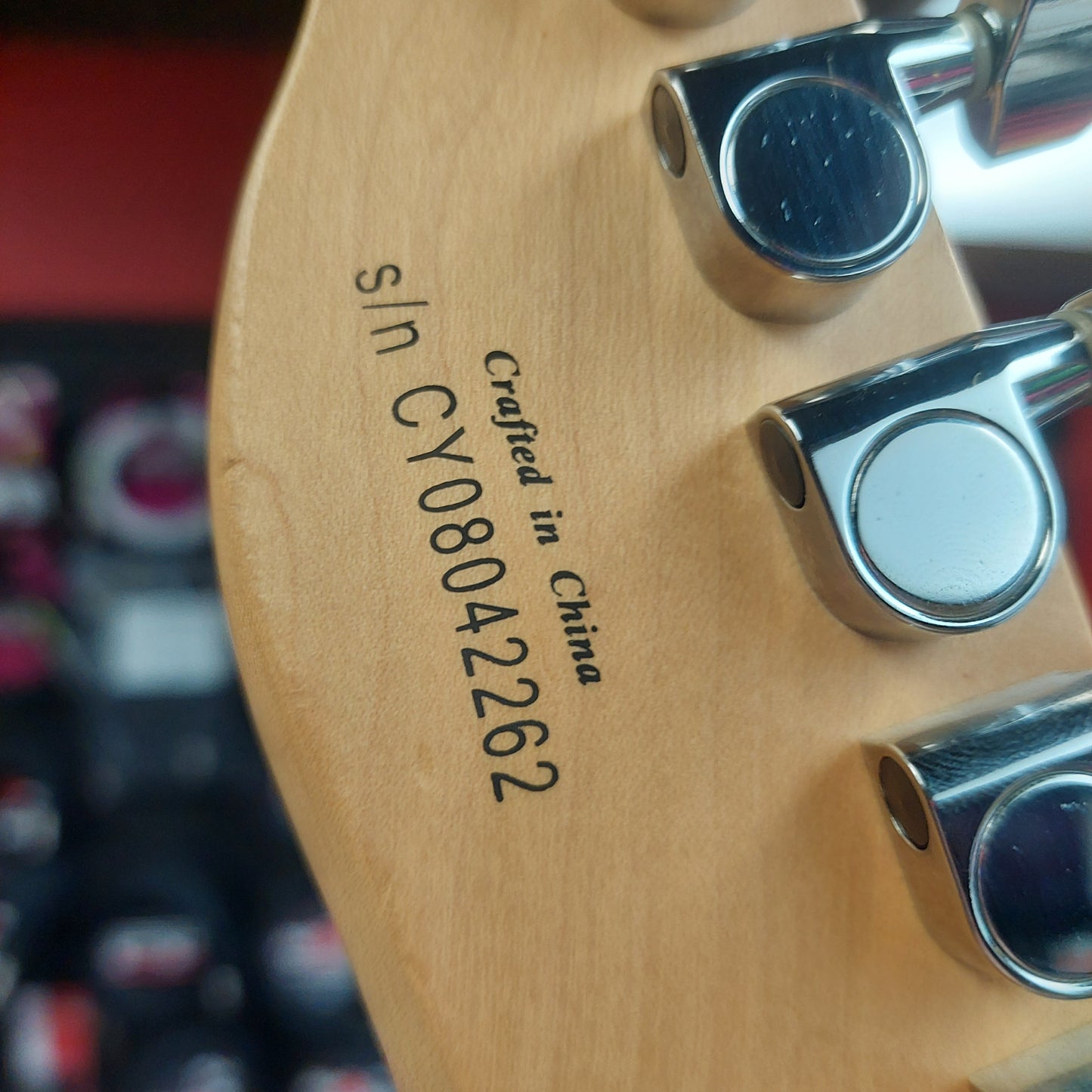 2008 Squire Affinity Series Telecaster Maple Fingerboard - Butterscotch Blonde SN# CY08042262