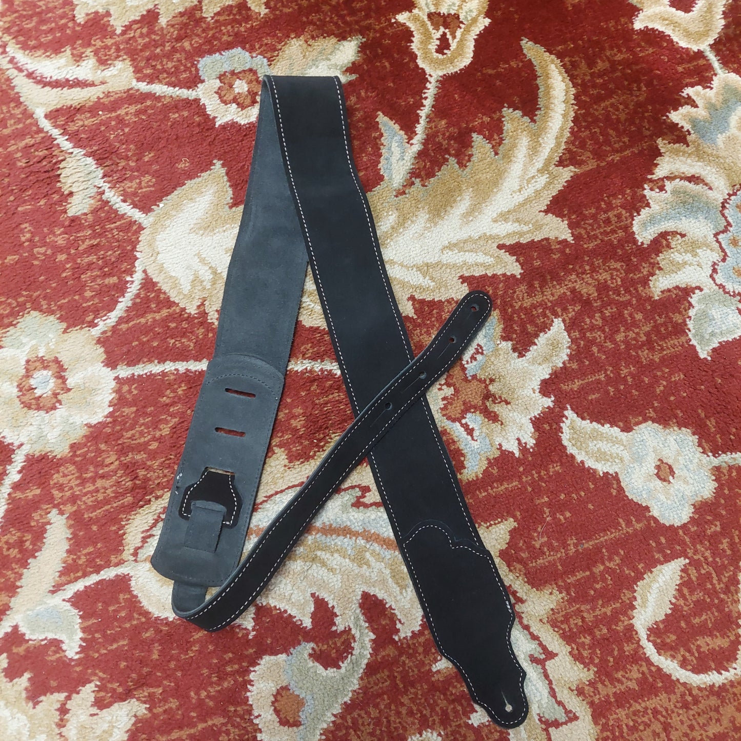 Franklin Leather Guitar Strap - Black (USED)