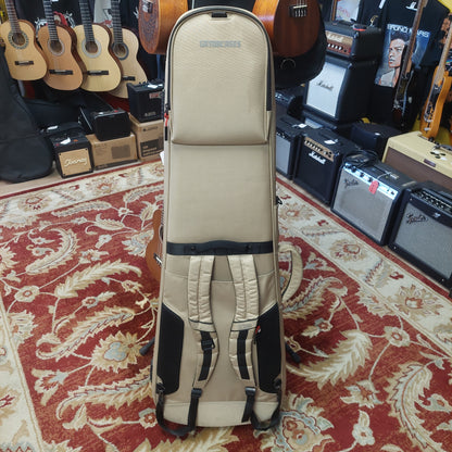Gator Icon Series Bass Gig Bag - Khaki w/ Weather Resistant Cover (USED)