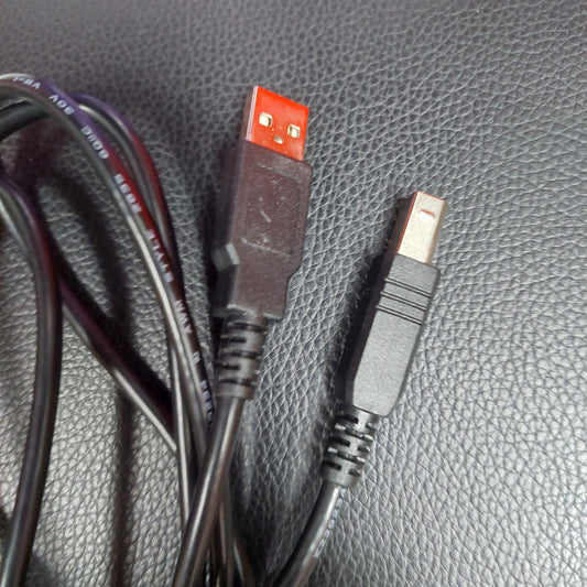 USB 2.0 Cable Type-A To Type-B - 6 Feet- Black (USED)