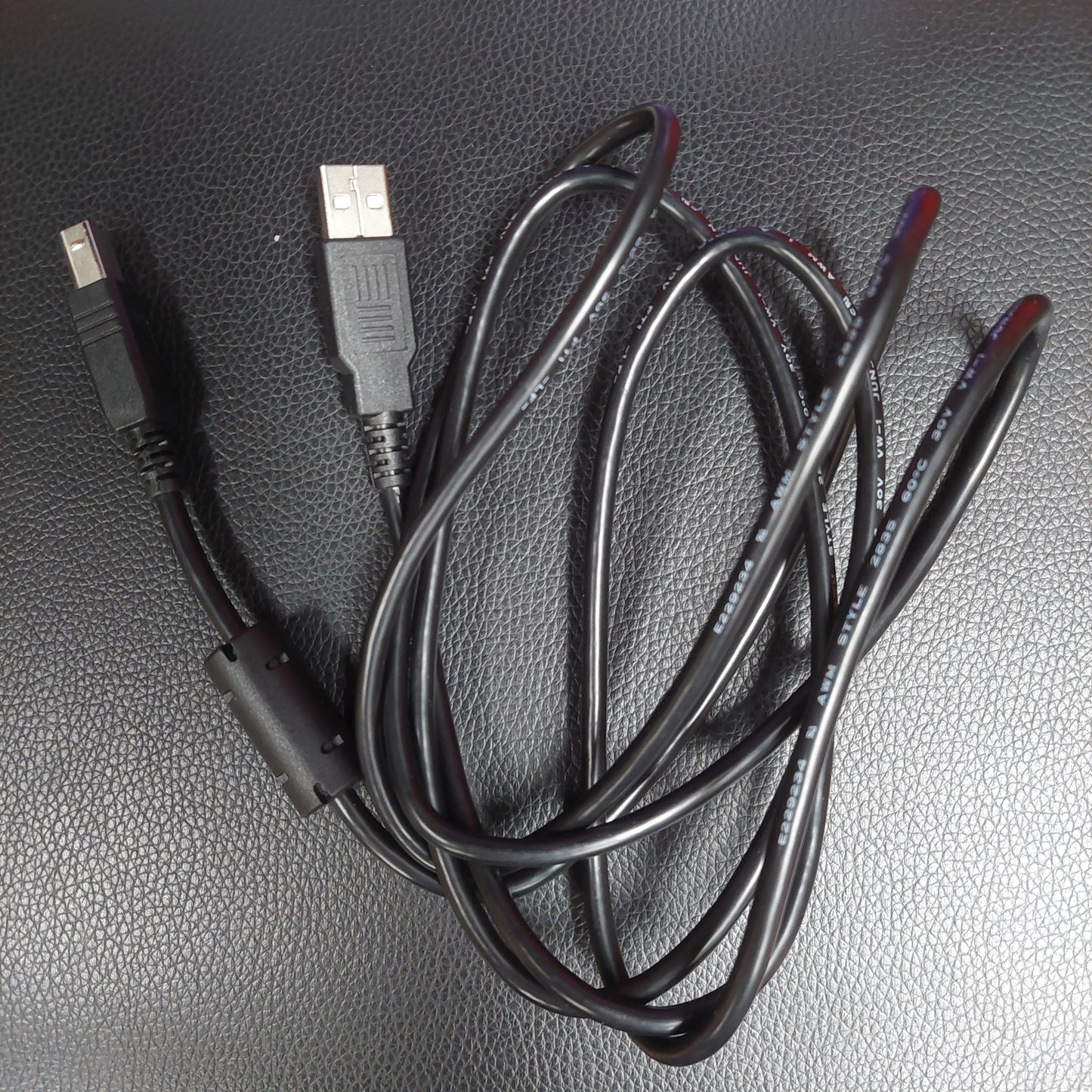 USB 2.0 Cable Type-A To Type-B - 6 Feet- Black (USED)